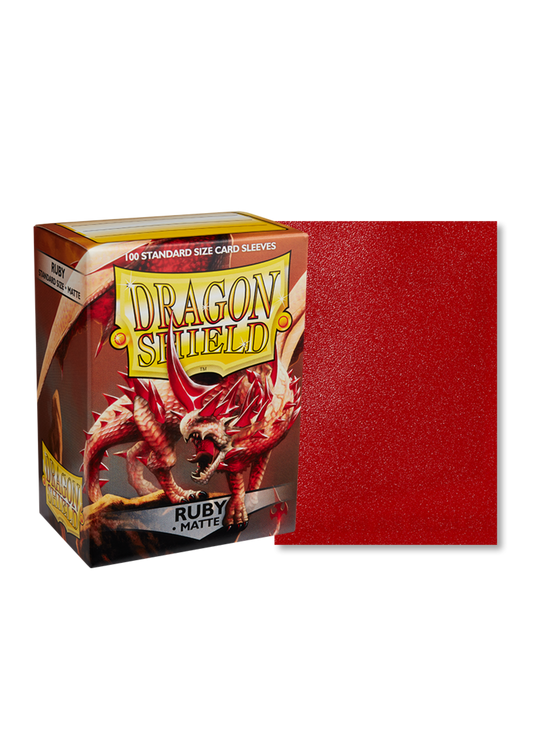 Dragon Shield Box of 100 in Matte Ruby