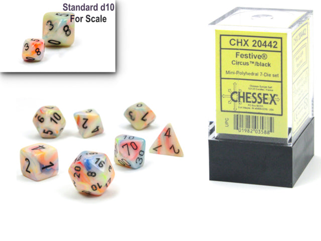 Festive Mini 7 Die Set Circus/Black CHX20442