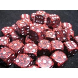 36 Speckled Silver Volcano 12mm D6 Dice Block - CHX25944