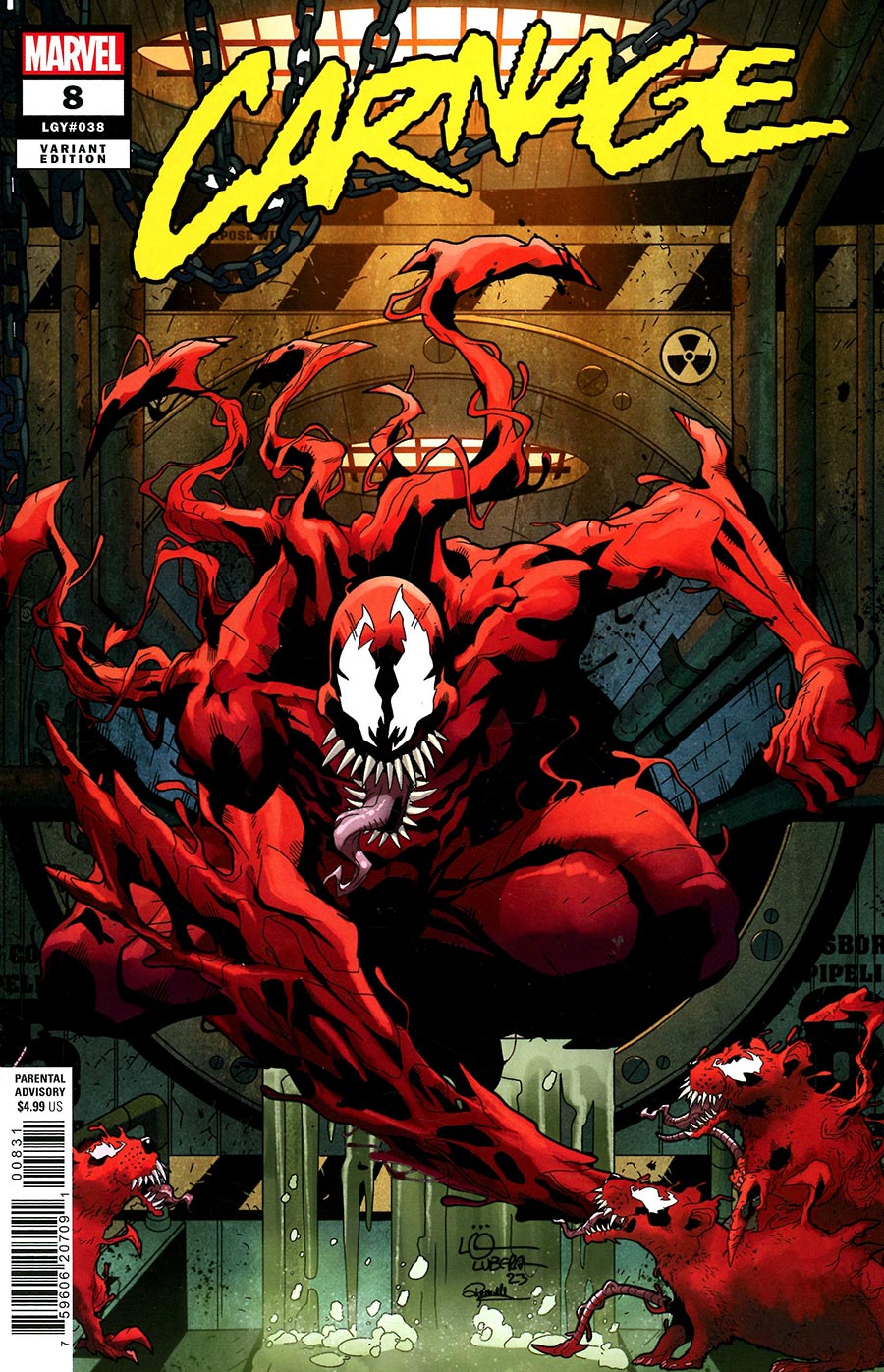 CARNAGE #8 Lubera Variant