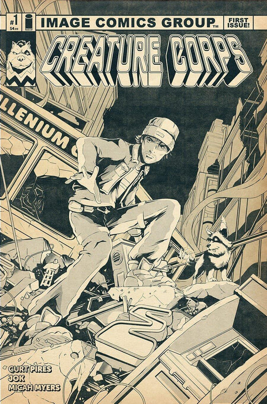 Creature Corps #Ashcan - Flops - B&W
