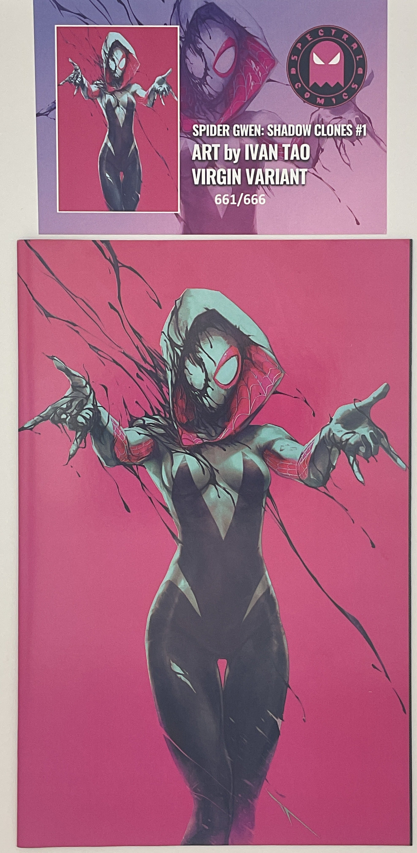 Spider-Gwen: Shadow Clones #1 Spectral Comics Ivan Tao Virgin Variant