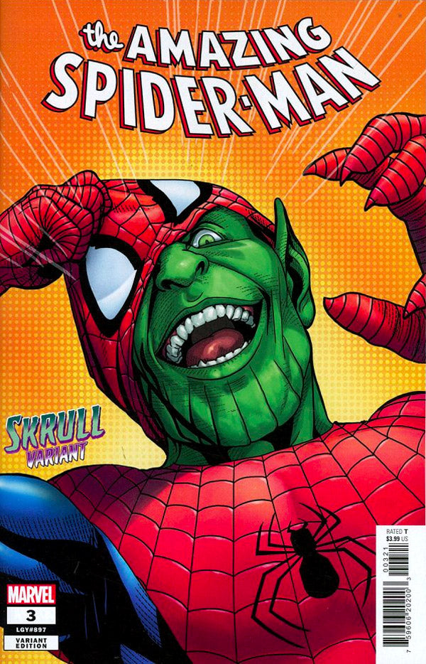 Amazing Spider-Man #3B Salvador Larroca Skrull Variant