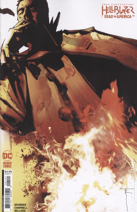 John Constantine Hellblazer Dead in America #1B (of 8) Jock Var