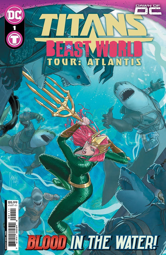 TITANS BEAST WORLD TOUR ATLANTIS #1A (ONE SHOT)