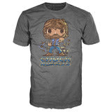 Funko Pop!  Chuck Norris #673 & Target Exclusive M Size Shirt Bundle – Collector’s Edition