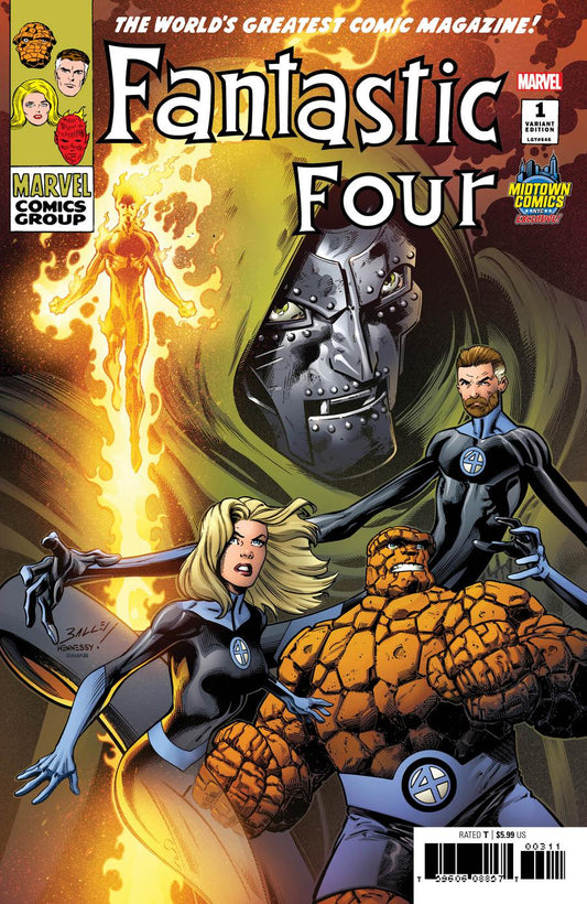 Fantastic Four #1B Bagley Variant