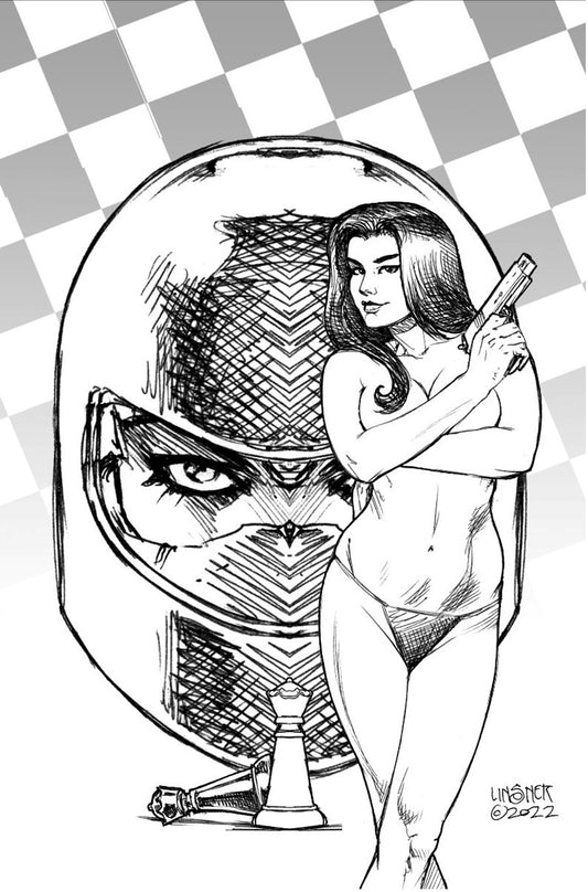Gun Honey: Blood for Blood #1H 1:5 Linsner Incentive Variant (MR)