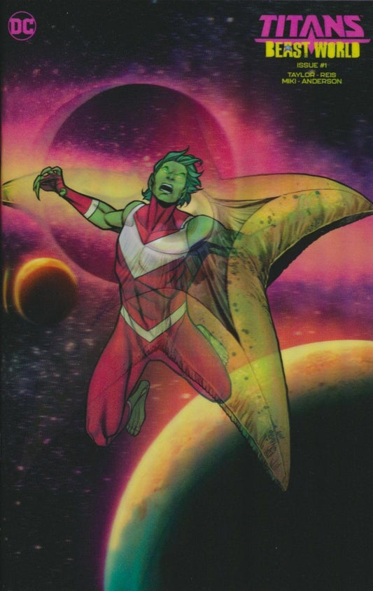 TITANS BEAST WORLD #1E (OF 6) HENRY LENTICULAR VARIANT