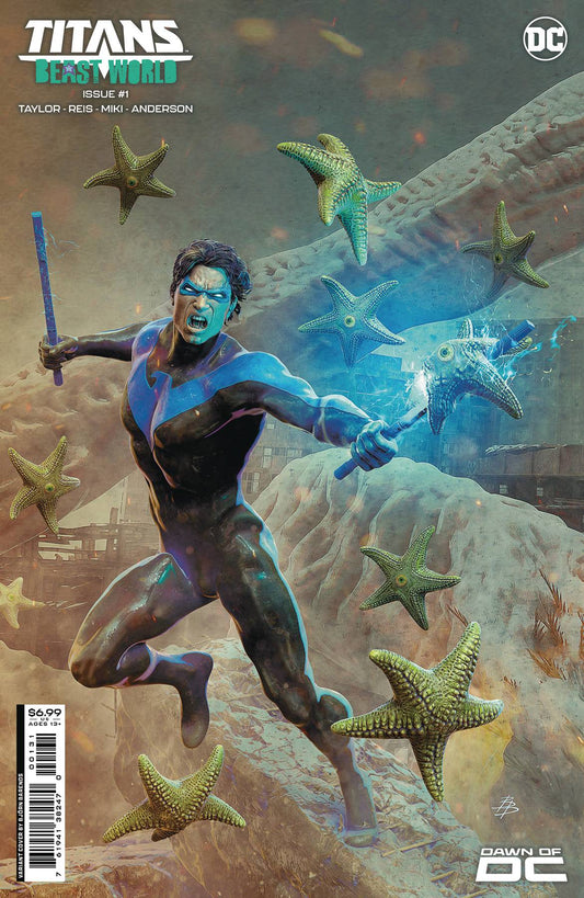 TITANS BEAST WORLD #1B (OF 6) BARENDS VARIANT