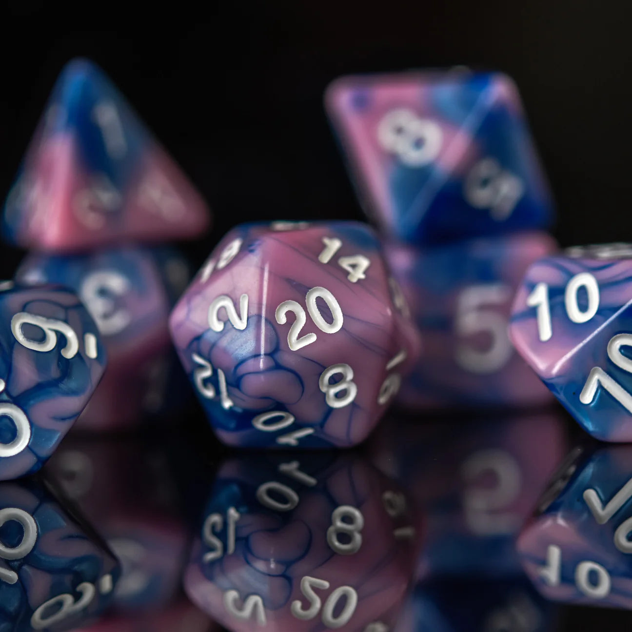 Misty Mountain- Sweet Dreams Acrylic Dice Set