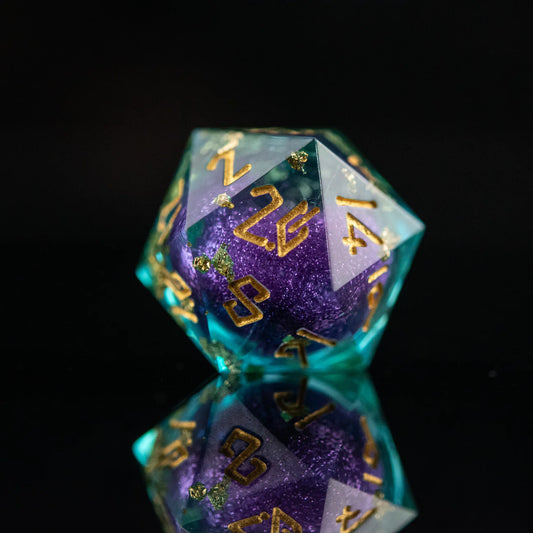 Misty Mountain- Siren's Treasure Liquid Core Dice Set