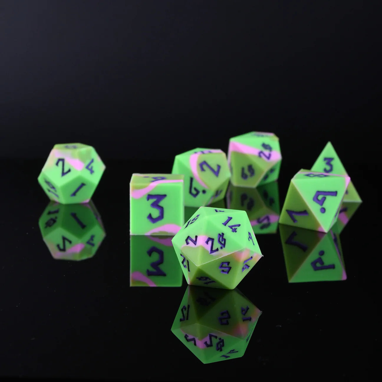 Misty Mountain- Gelatinous Cube Silicone Dice Set