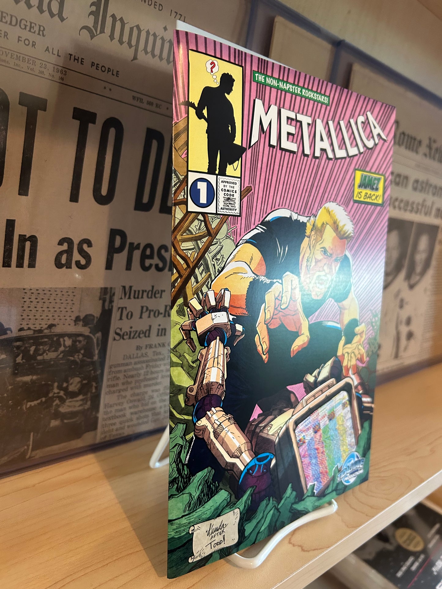 Orbit: Metallica #1B (James ASM #316 Homage)