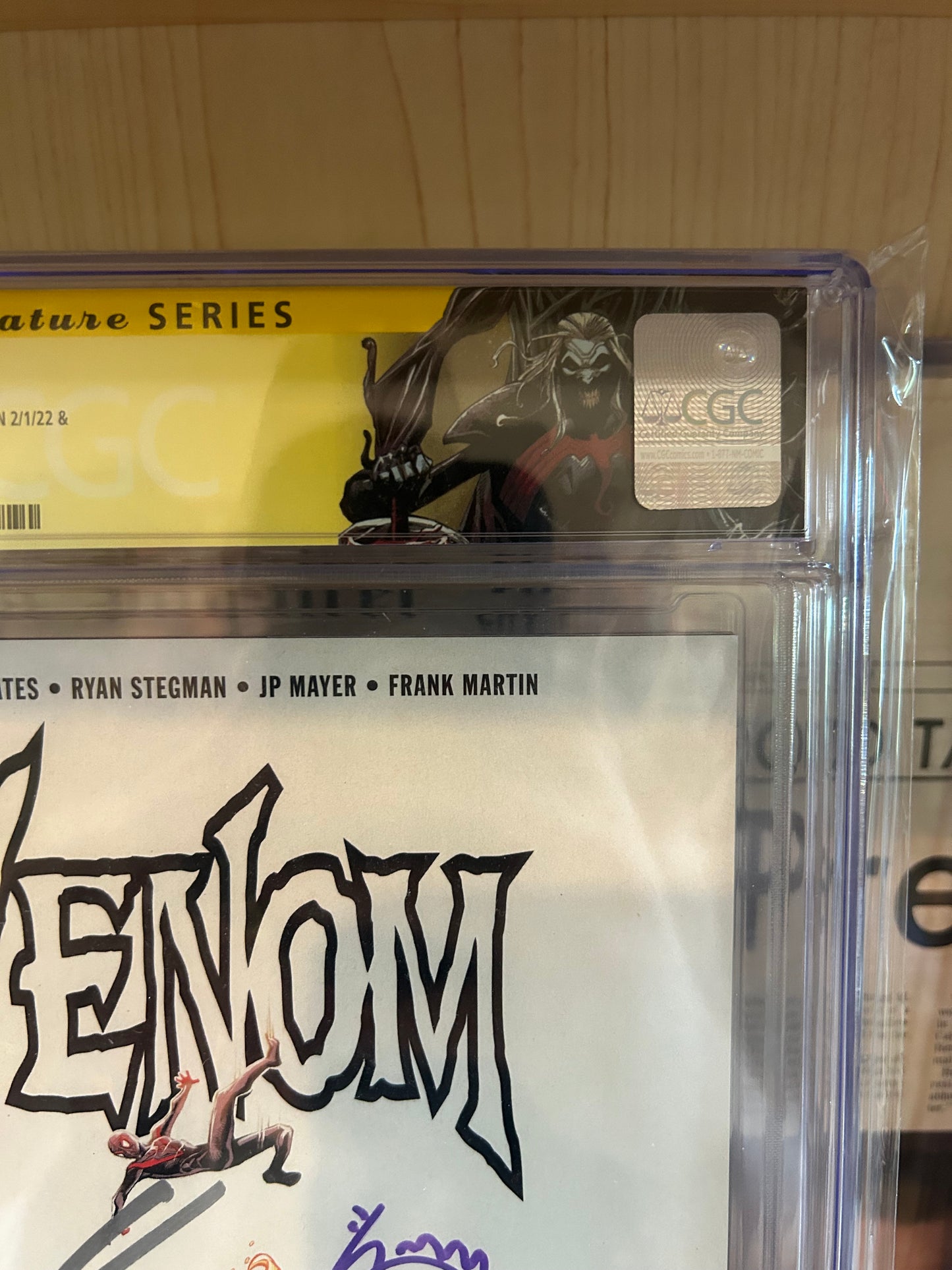 Venom #3 1st Print CGC 9.6 GOLD LABEL SIGNED BY Ryan Stegman 2/1/22 & Donny Cates 2/21/22