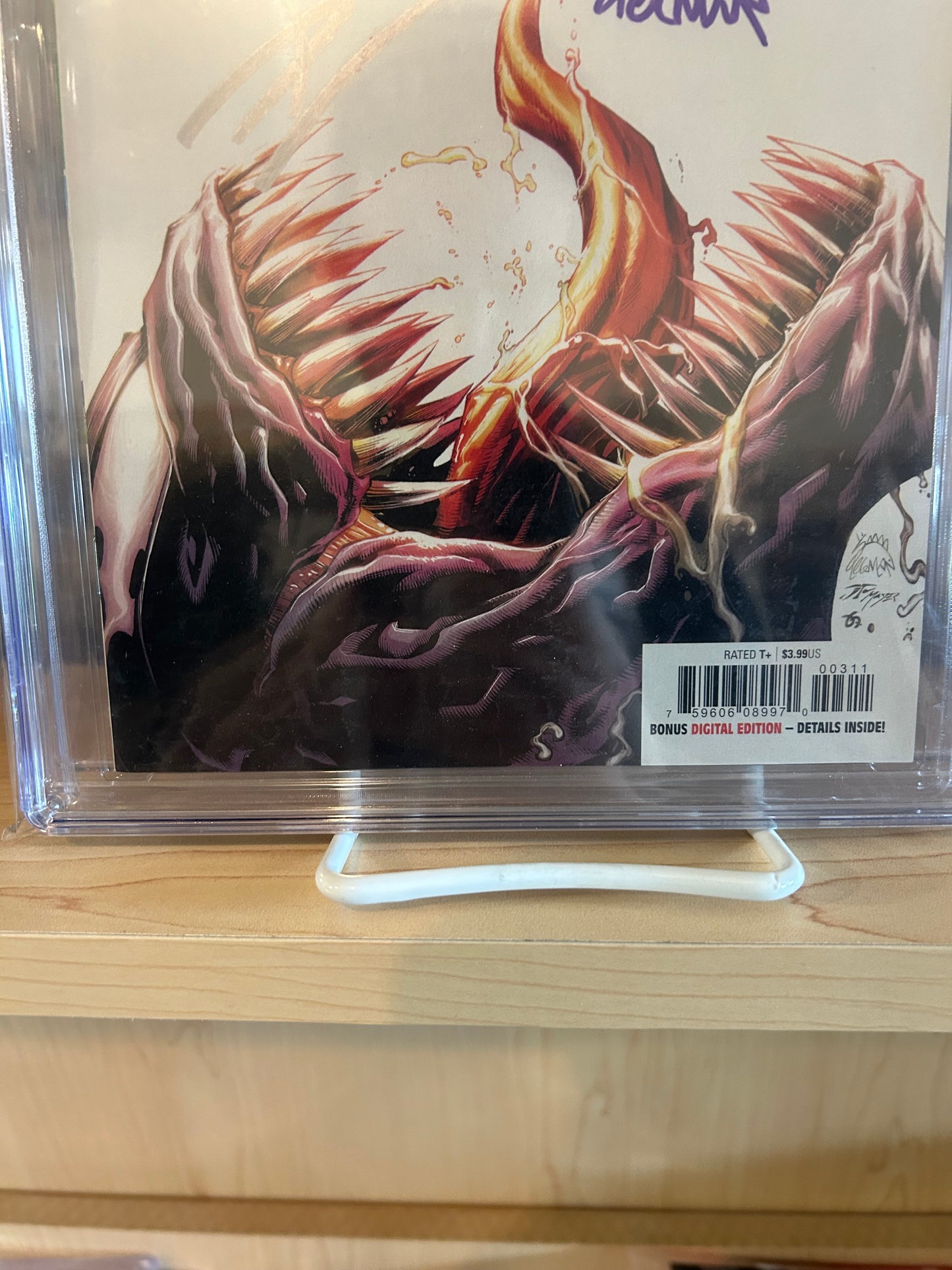 Venom #3 1st Print CGC 9.6 GOLD LABEL SIGNED BY Ryan Stegman 2/1/22 & Donny Cates 2/21/22