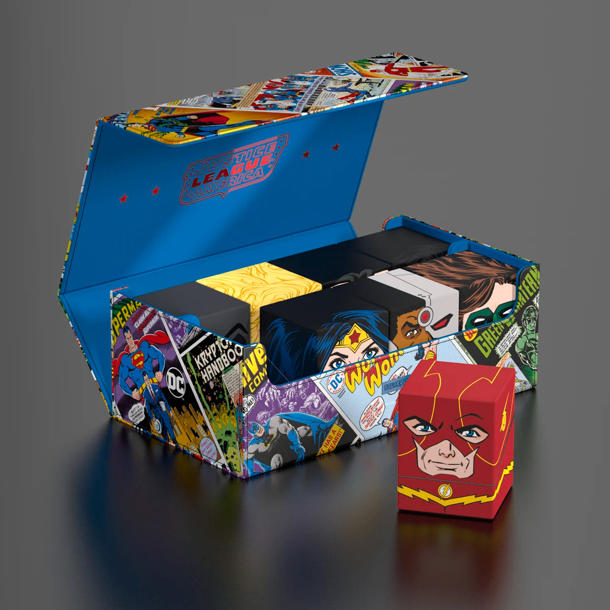 Ultimate Guard Squaroe Collectors Case - DC Justice League - Vintage Comics