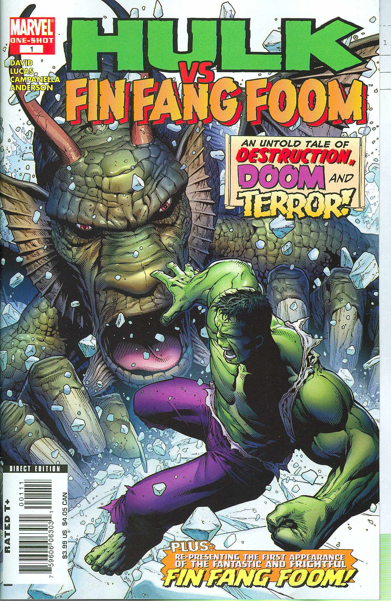 Hulk Vs Fin Fang Foom #1A