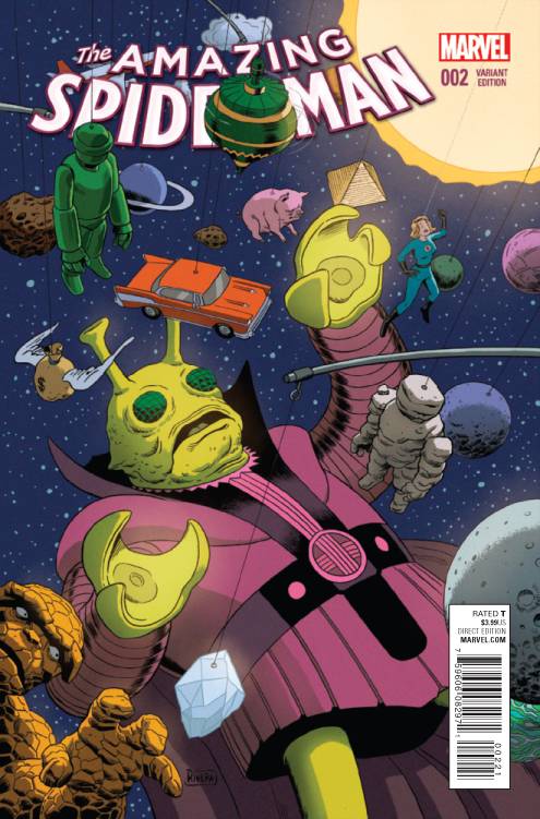 The Amazing Spider-Man #2B 1:10 Rivera Incentive Variant