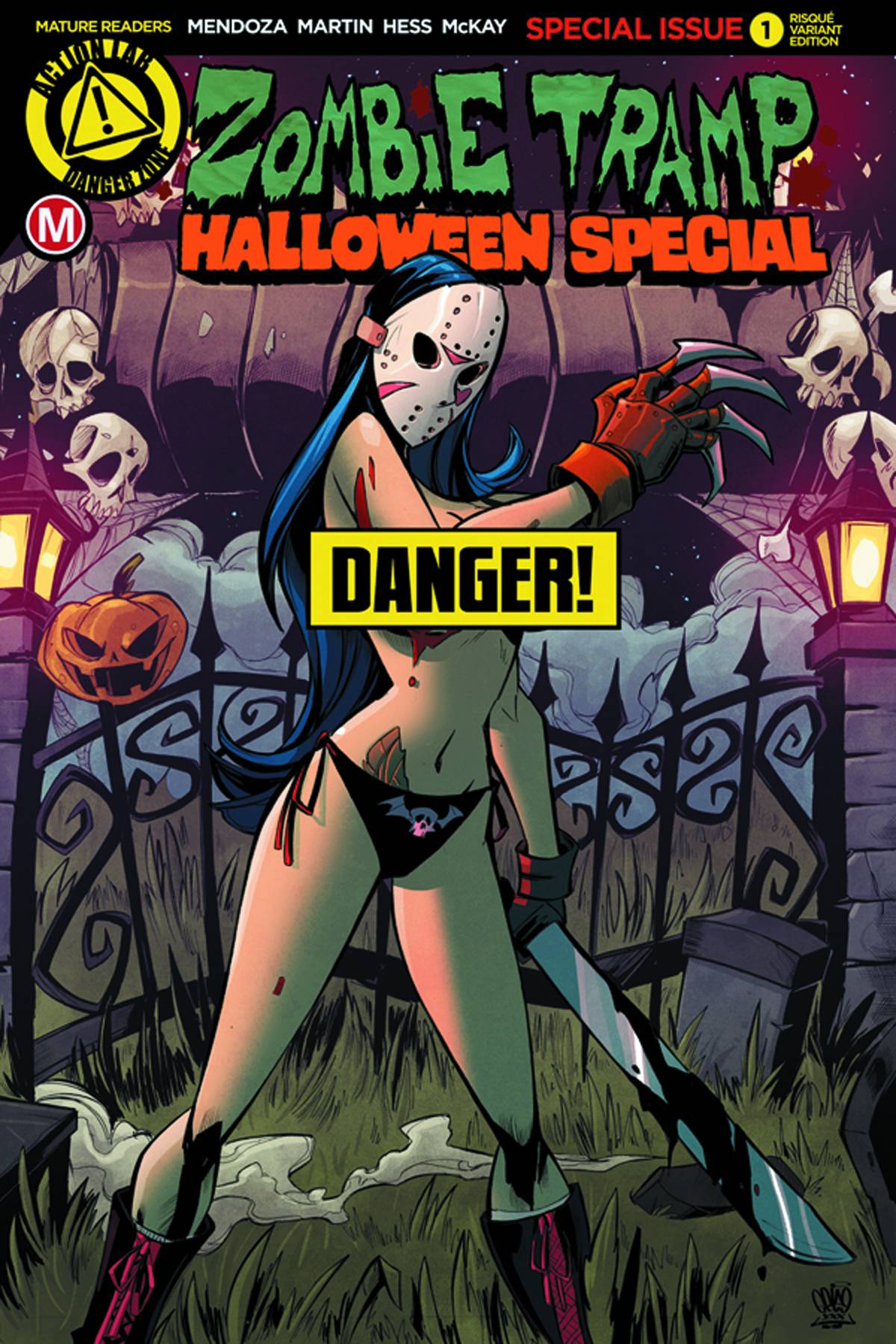 Zombie Tramp Halloween Special Hockey Mask Variant