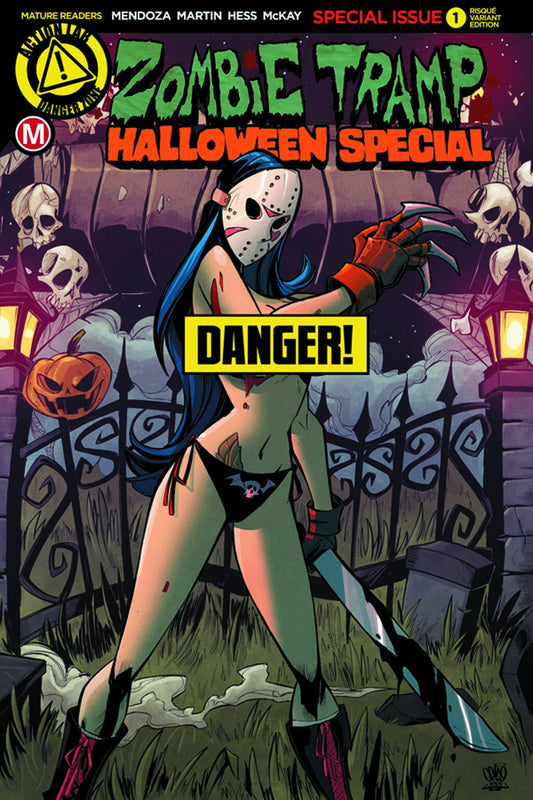 Zombie Tramp Halloween Special Hockey Mask Variant