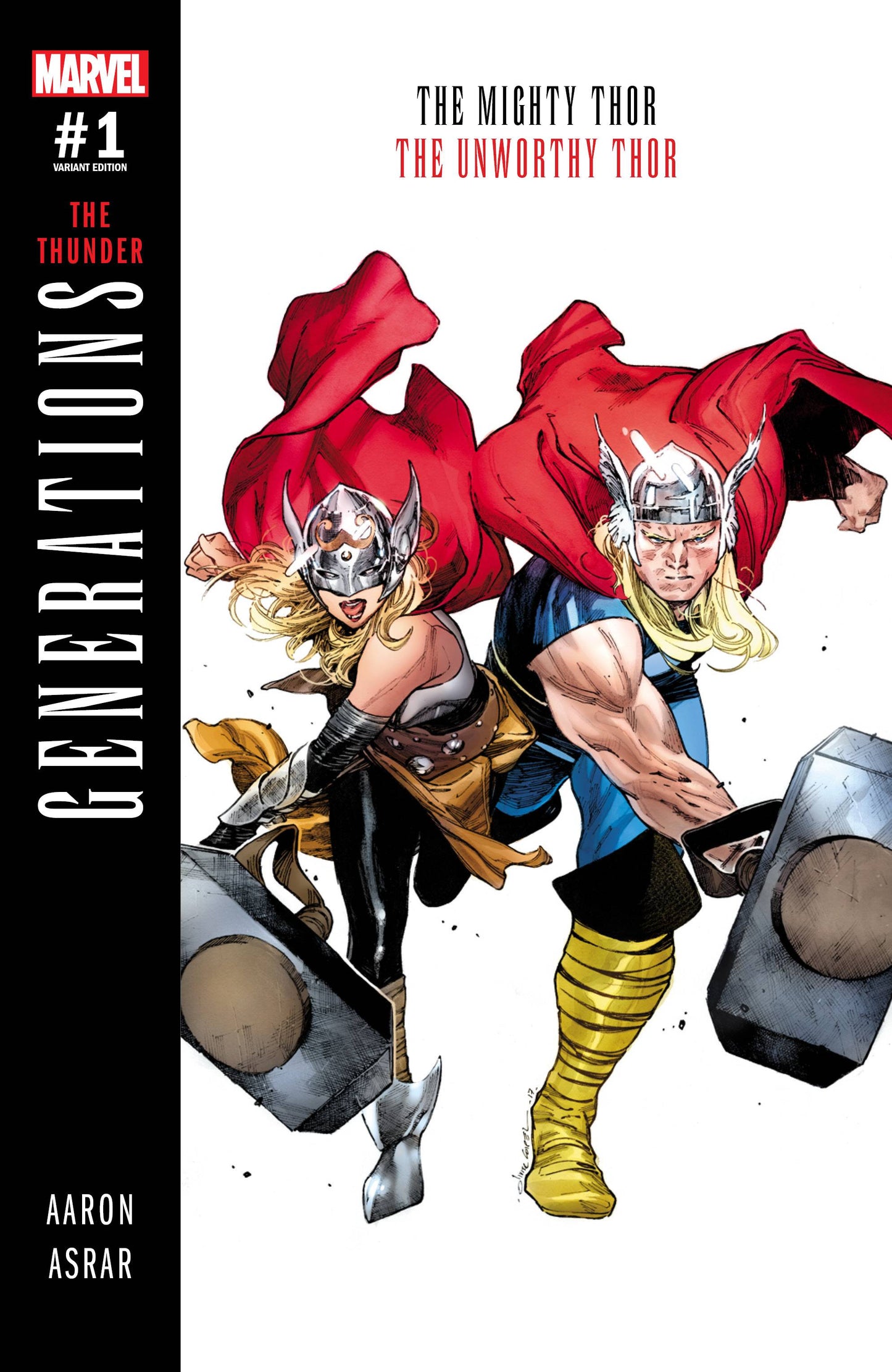 Generations: The Unworthy Thor & The Mighty Thor #1B