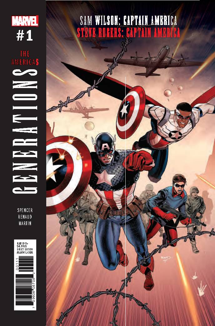 Generations: Sam Wilson Captain America & Steve Rogers Captain America #1A