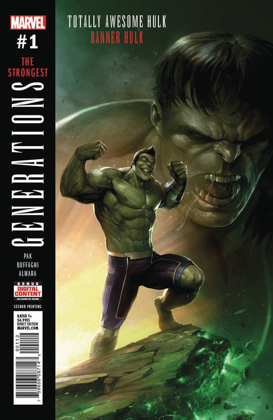 Generations: Banner Hulk & Totally Awesome Hulk #1F 2nd Printing