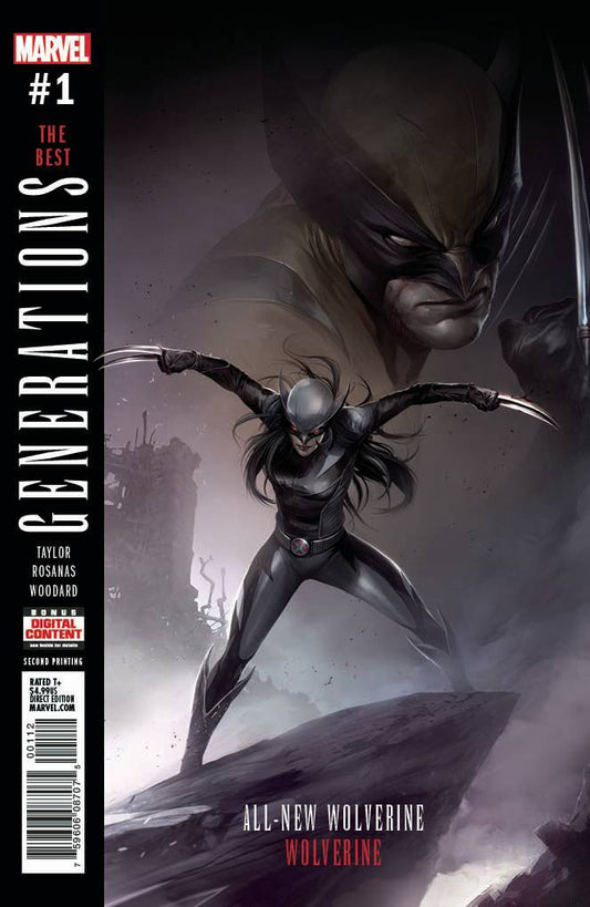 Generations: Wolverine & All-New Wolverine #1K 2nd Printing