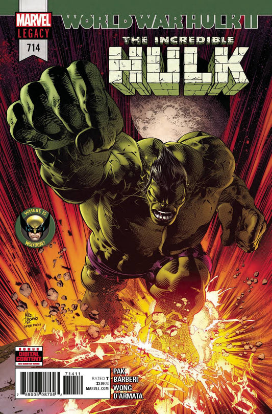 The Incredible Hulk #714A
