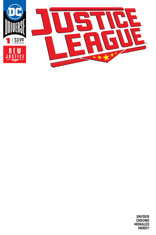 Justice League #1 Blank Variant
