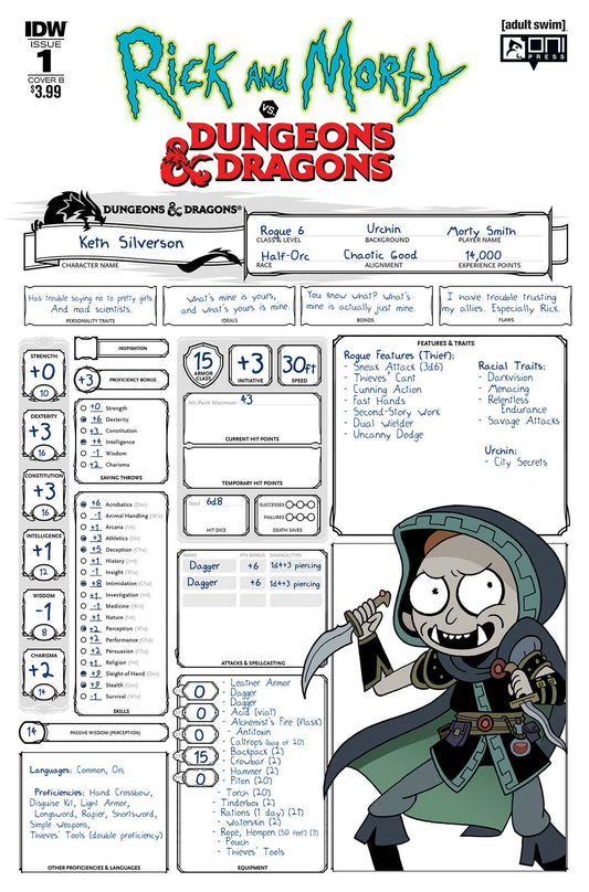 Rick and Morty Vs Dungeons & Dragons #1B