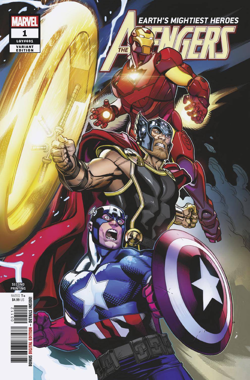 Avengers #1 2nd Printing