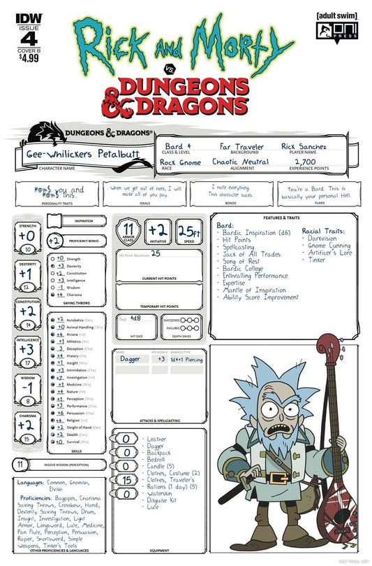 Rick and Morty Vs Dungeons & Dragons #4B