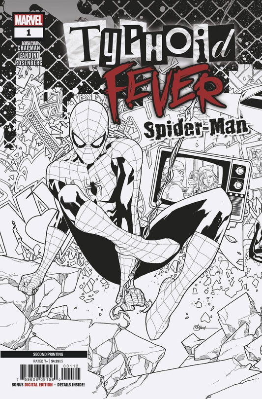 Typhoid Fever: Spider-Man #1E 2nd Printing