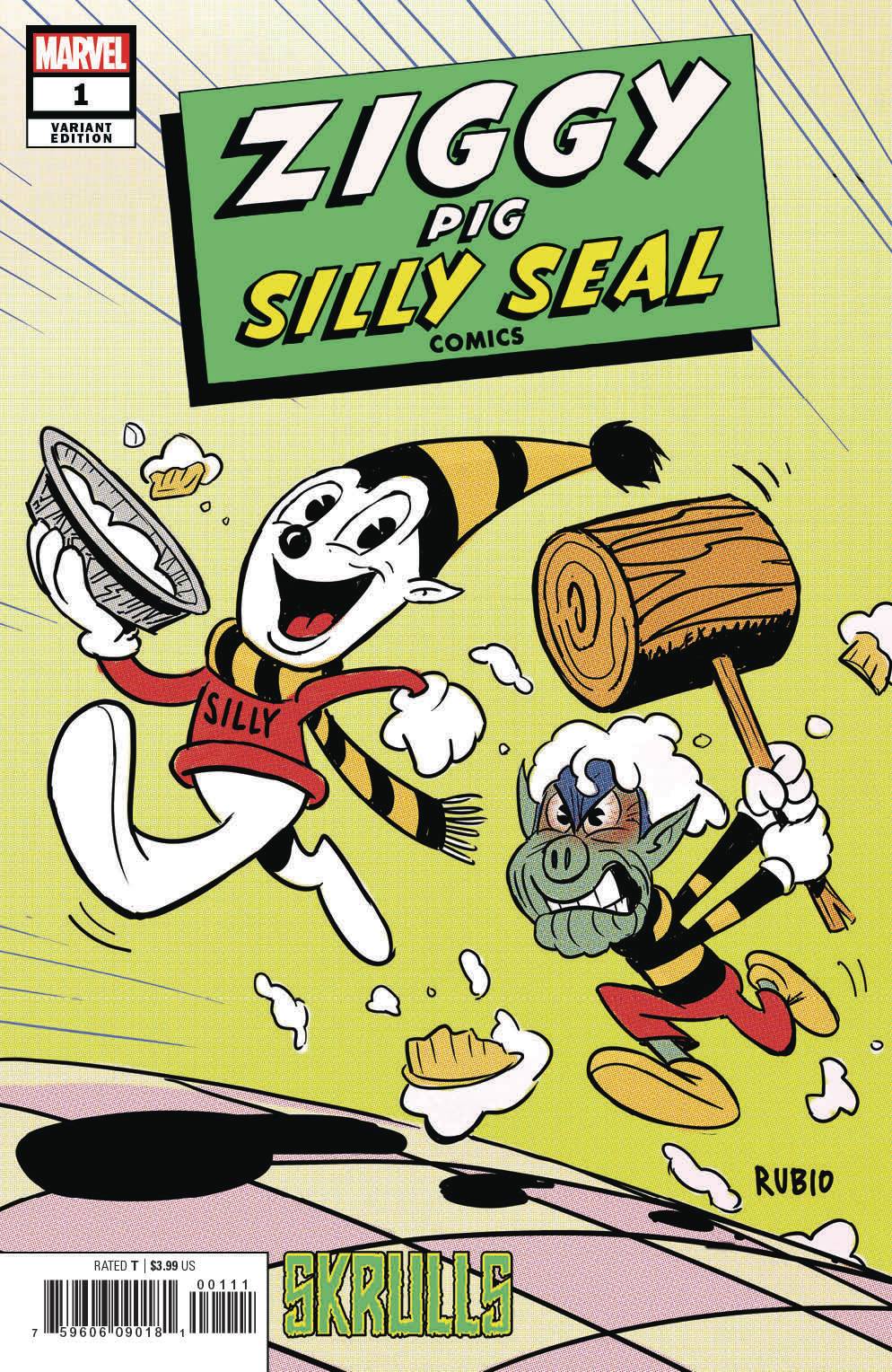 Ziggy Pig Silly Seal Comics #1C