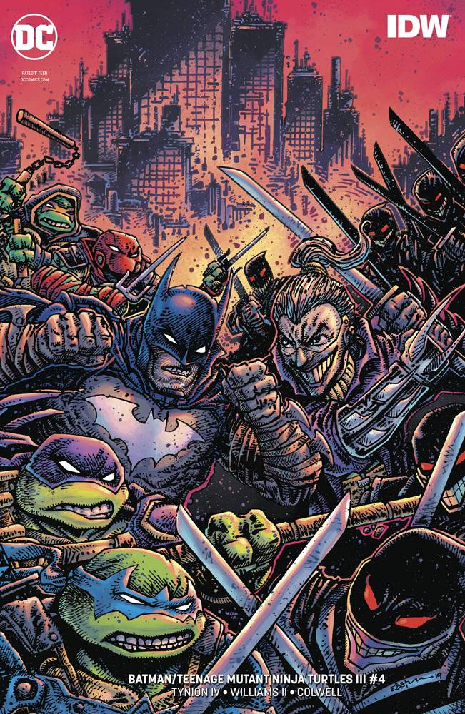 Batman / Teenage Mutant Ninja Turtles #4 Eastman Variant