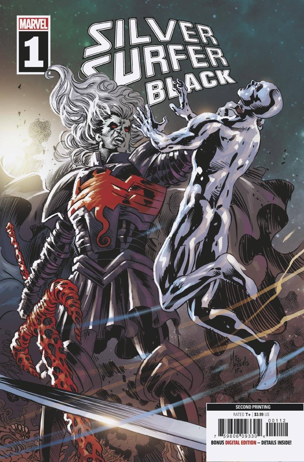 Silver Surfer Black #1W 2nd Print