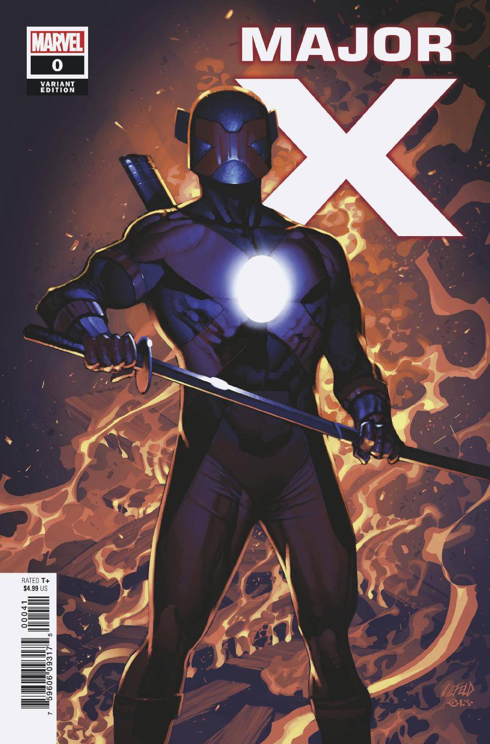 Major X #0 Liefeld Variant