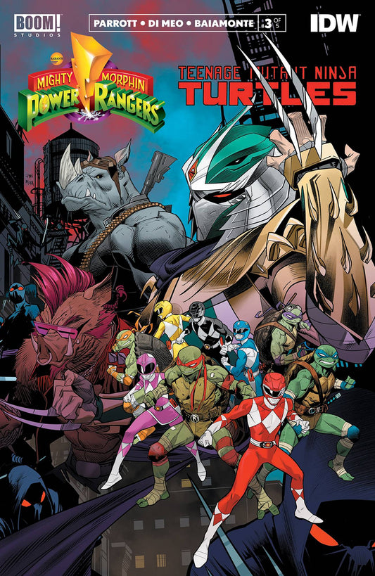 Mighty Morphin Power Rangers / Teenage Mutant Ninja Turtles #3A (of 5)