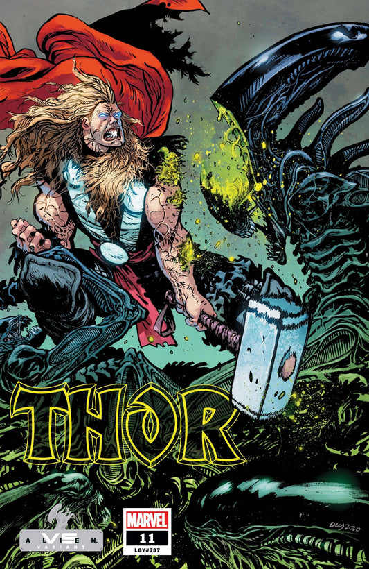 Thor #11D Daniel Warren - Marvel vs Alien Variant