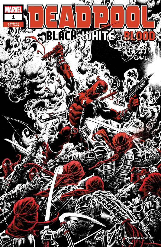 Deadpool Black, White & Blood #1 Hotz Variant