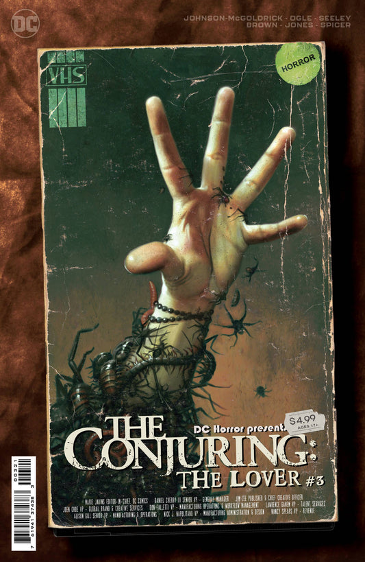 DC Horror Presents: The Conjuring - The Lover #3 VHS Tribute Variant