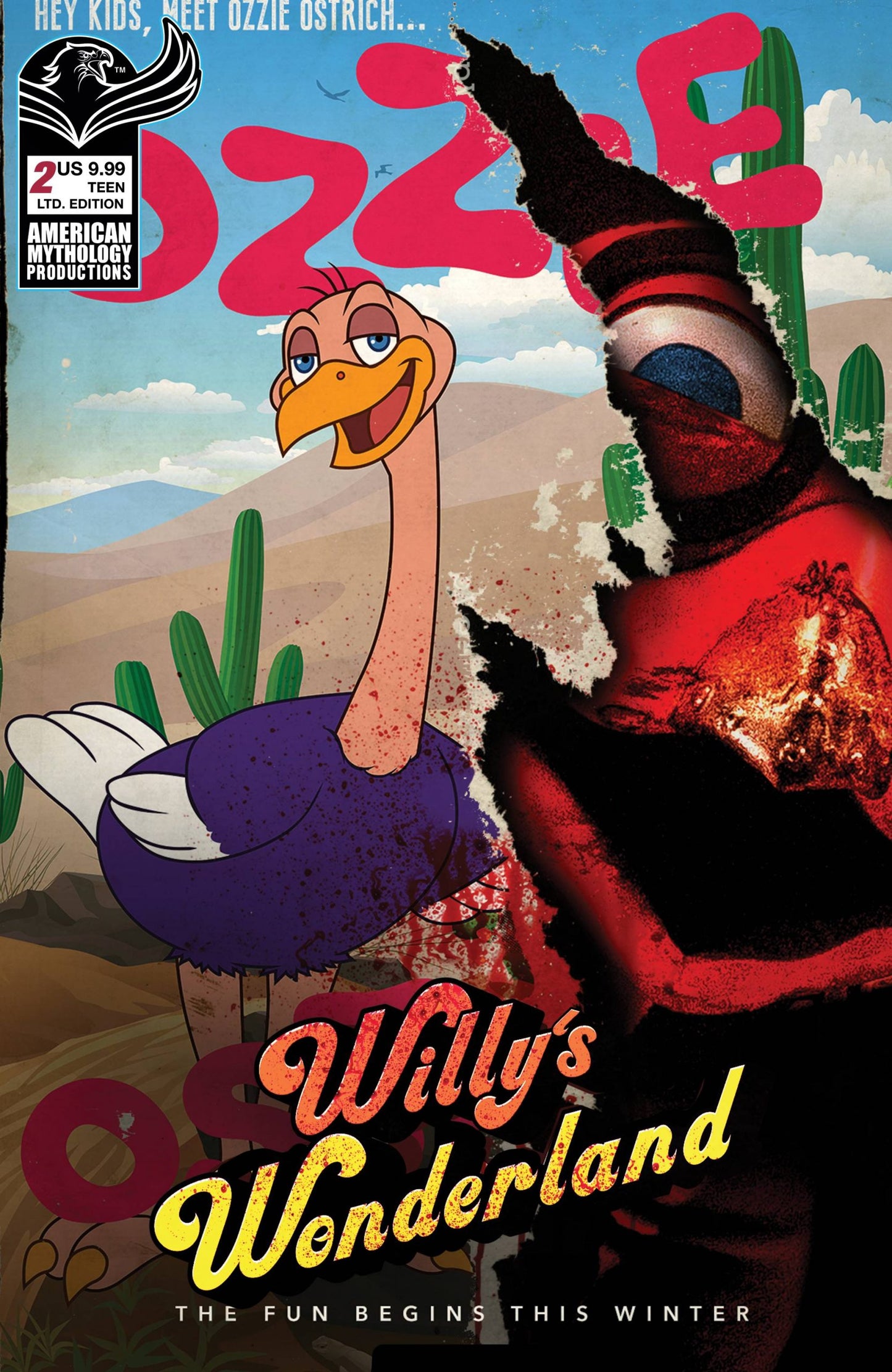 Willys Wonderland Prequel #2 LTD ED Ozzie the Ostrich