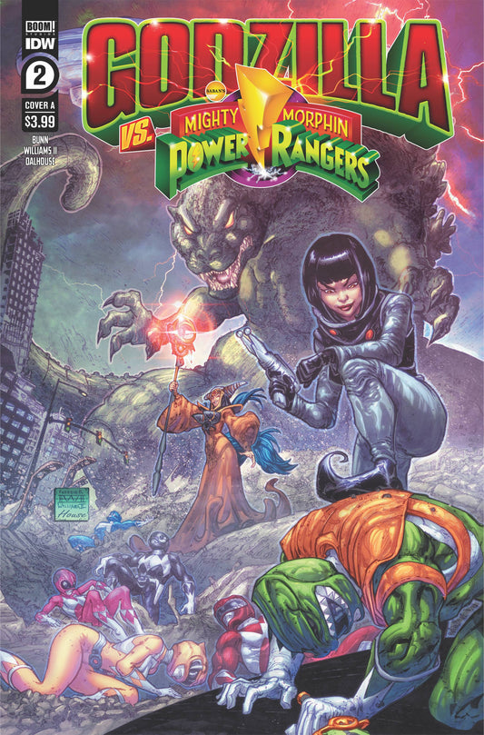 Godzilla Vs. MMPR #2A