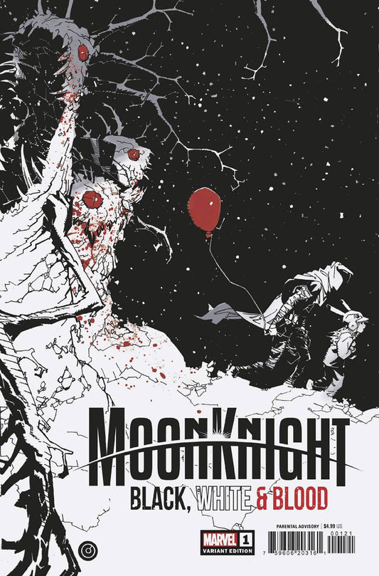 Moon Knight: Black, White & Blood #1D Bachalo Variant