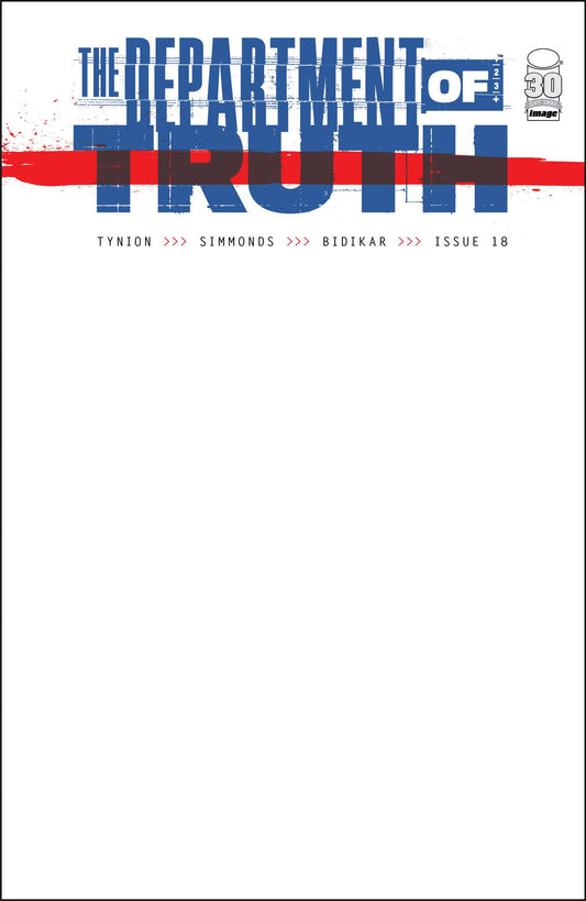 The Department of Truth #18B Blank Variant (MR)