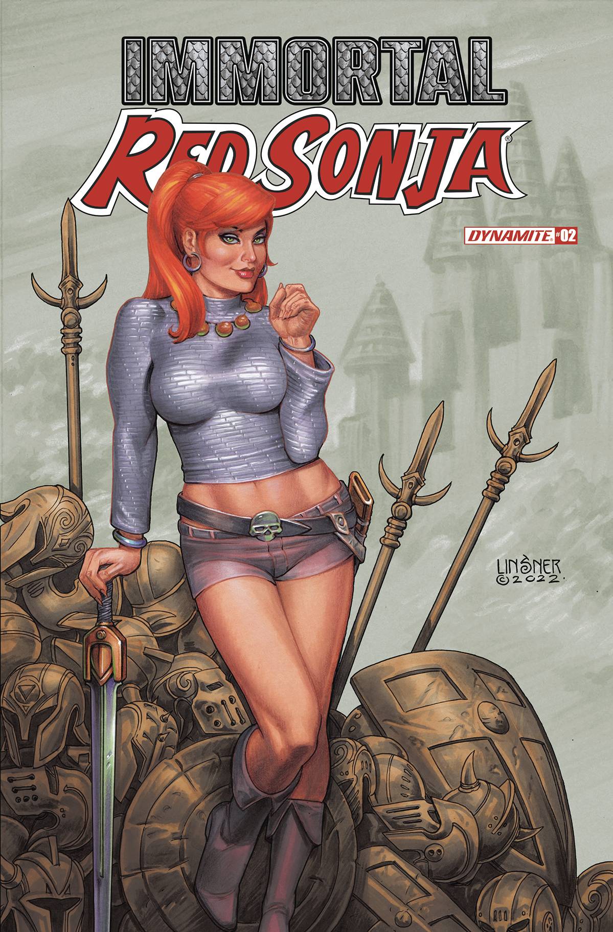 Immortal Red Sonja #2C Linsner Variant