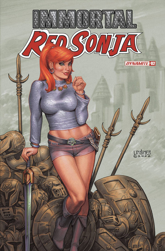 Immortal Red Sonja #2C Linsner Variant