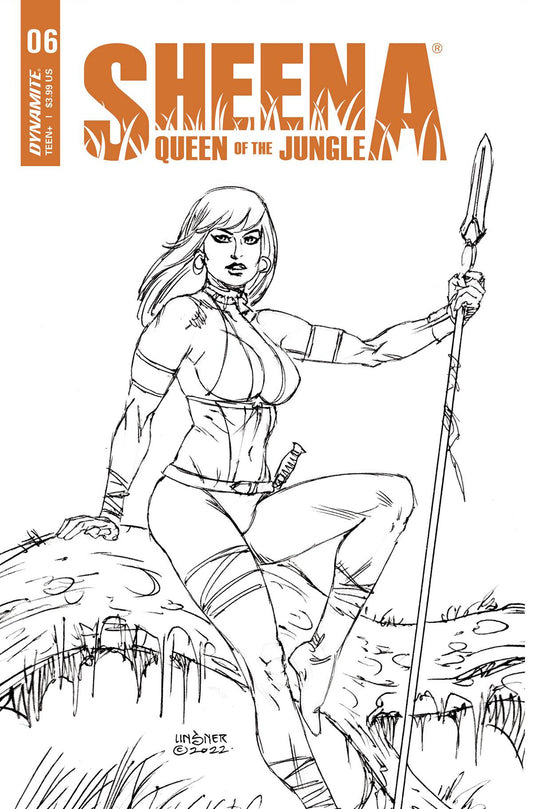 Sheena: Queen of the Jungle #6F 1:10 Linsner Line Art Variant